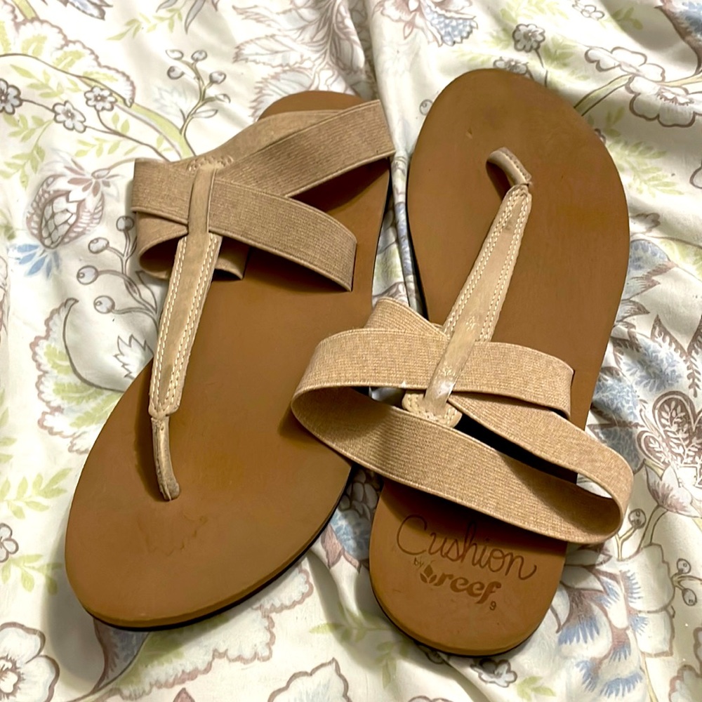 Super cute tan sandals